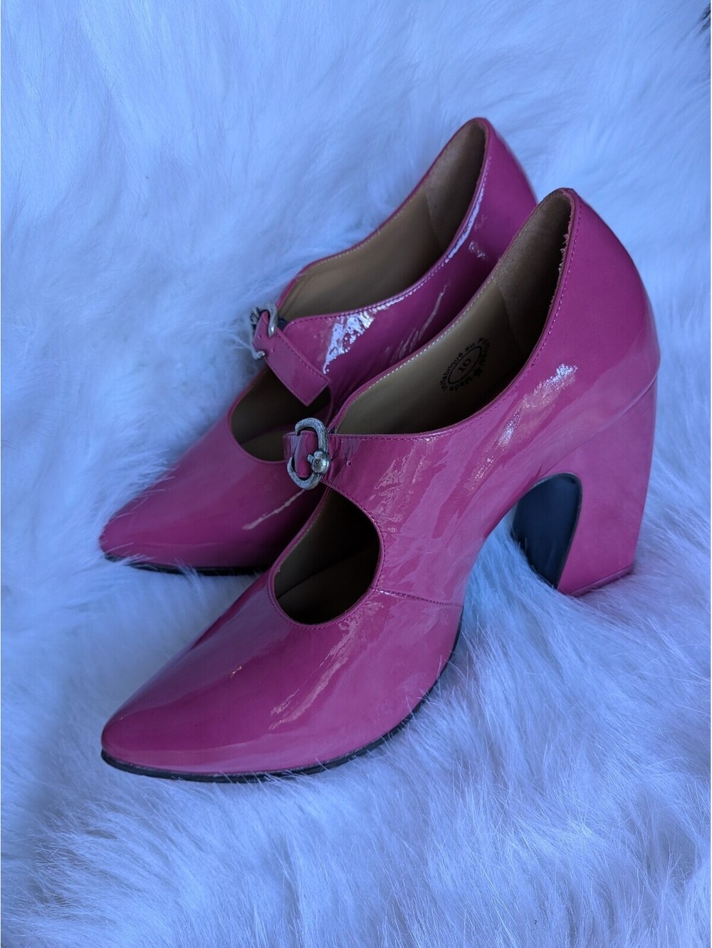 John Fluevog Retro Mary Jane shoes Pre Owned 10